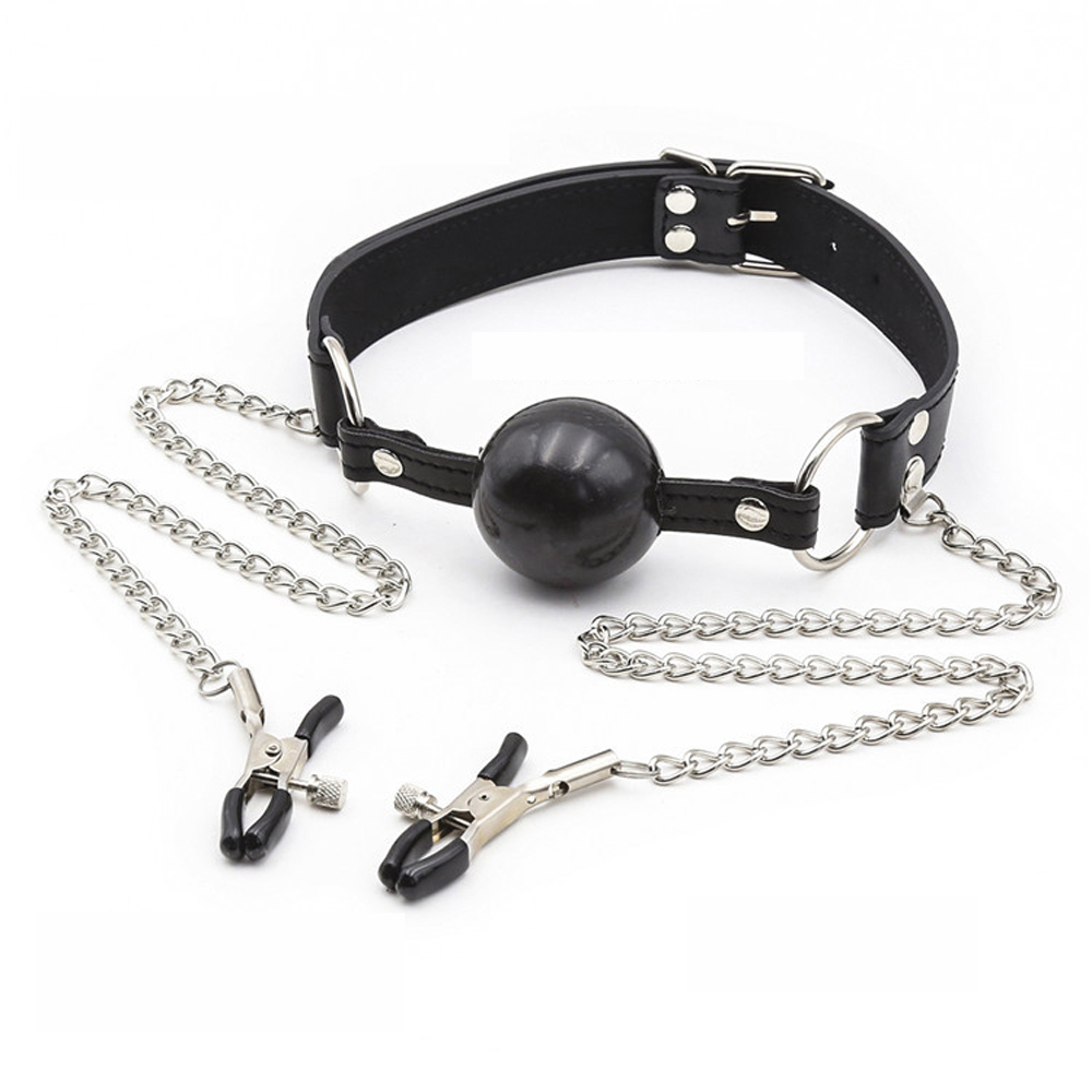 ボールギャグ&ニップルクリップの画像 3