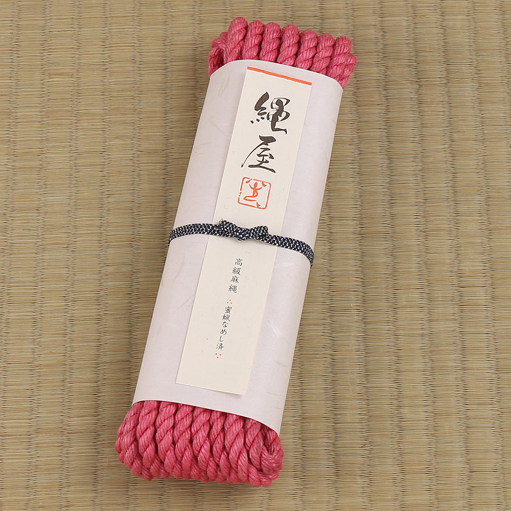緊縛専用高級麻縄 ピンクの画像 2