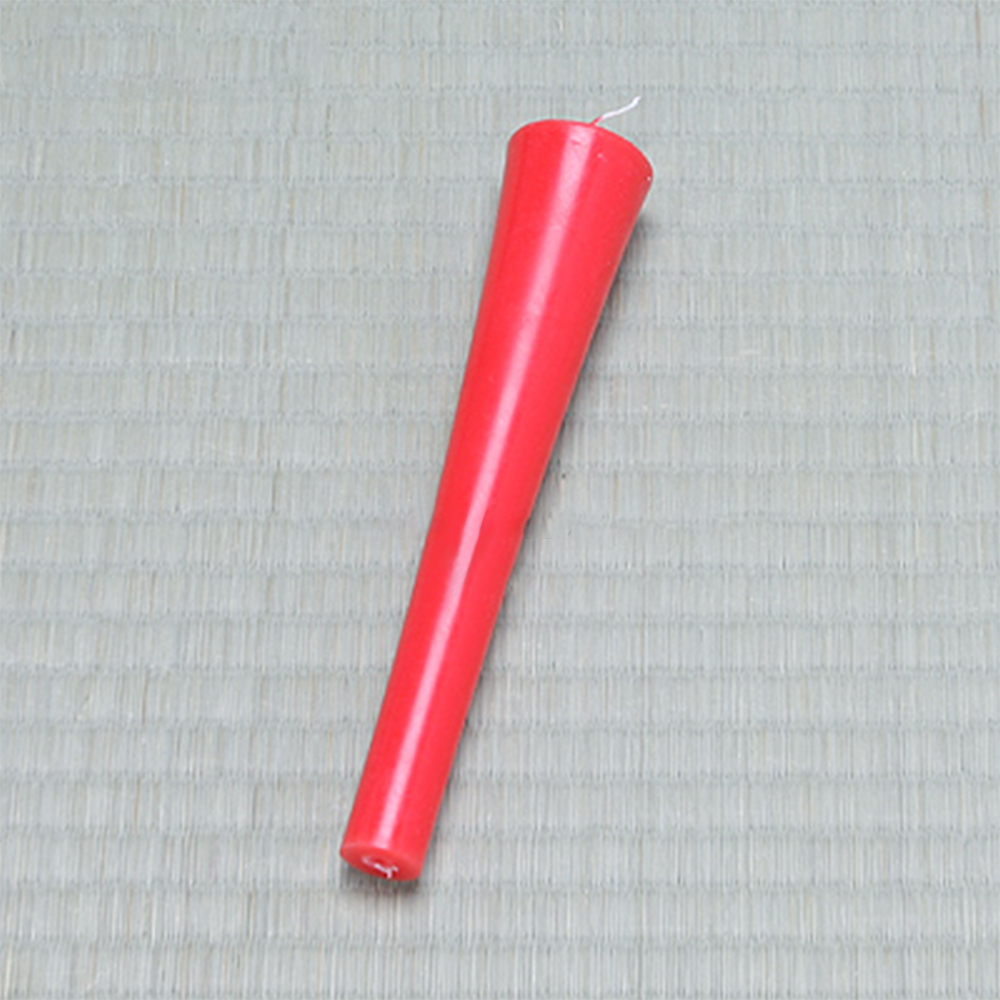 低温蝋燭・朱色の画像 2