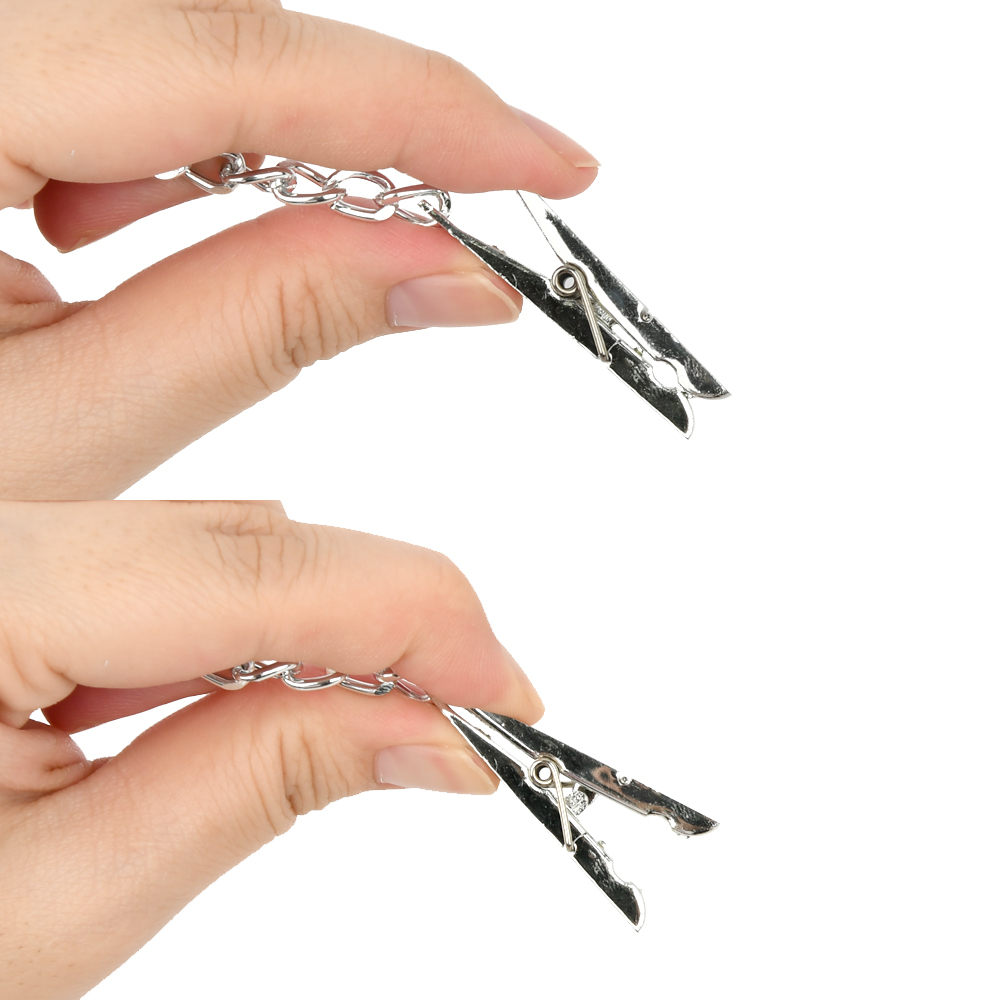 フェティッシュファンタジーシリーズ ニップルチェーンクリップ シルバーの商品画像 5