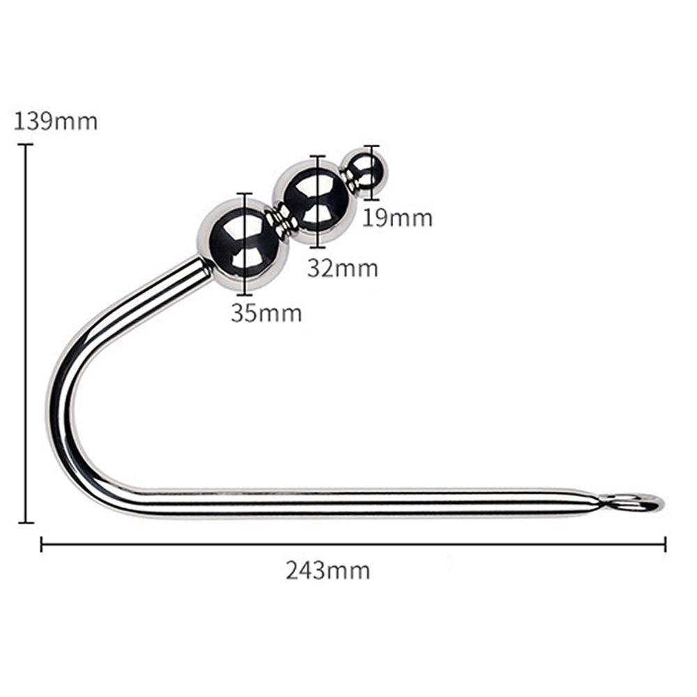 首輪ア〇ルフック３玉の商品画像 5