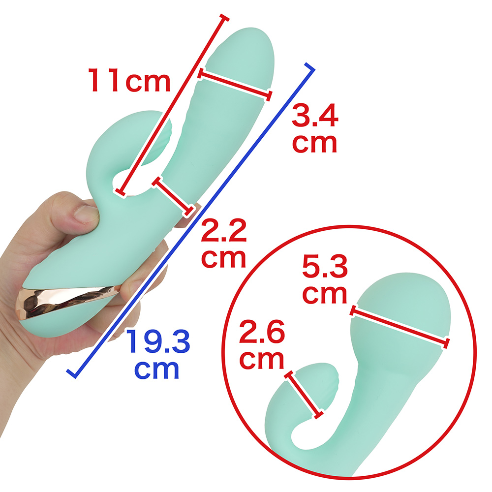 先端がもっともっとふくらむバイブの商品画像 4