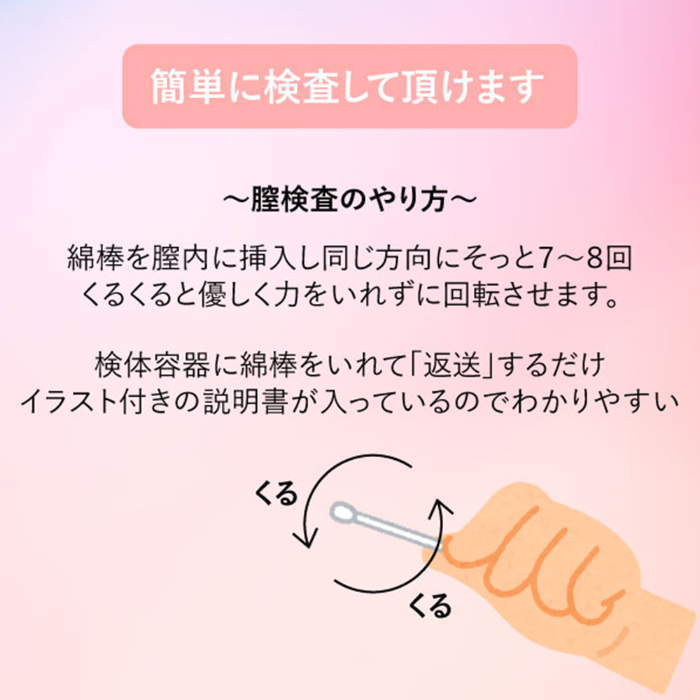 【女性用】６項目リッチ性病検査キットの商品画像 5