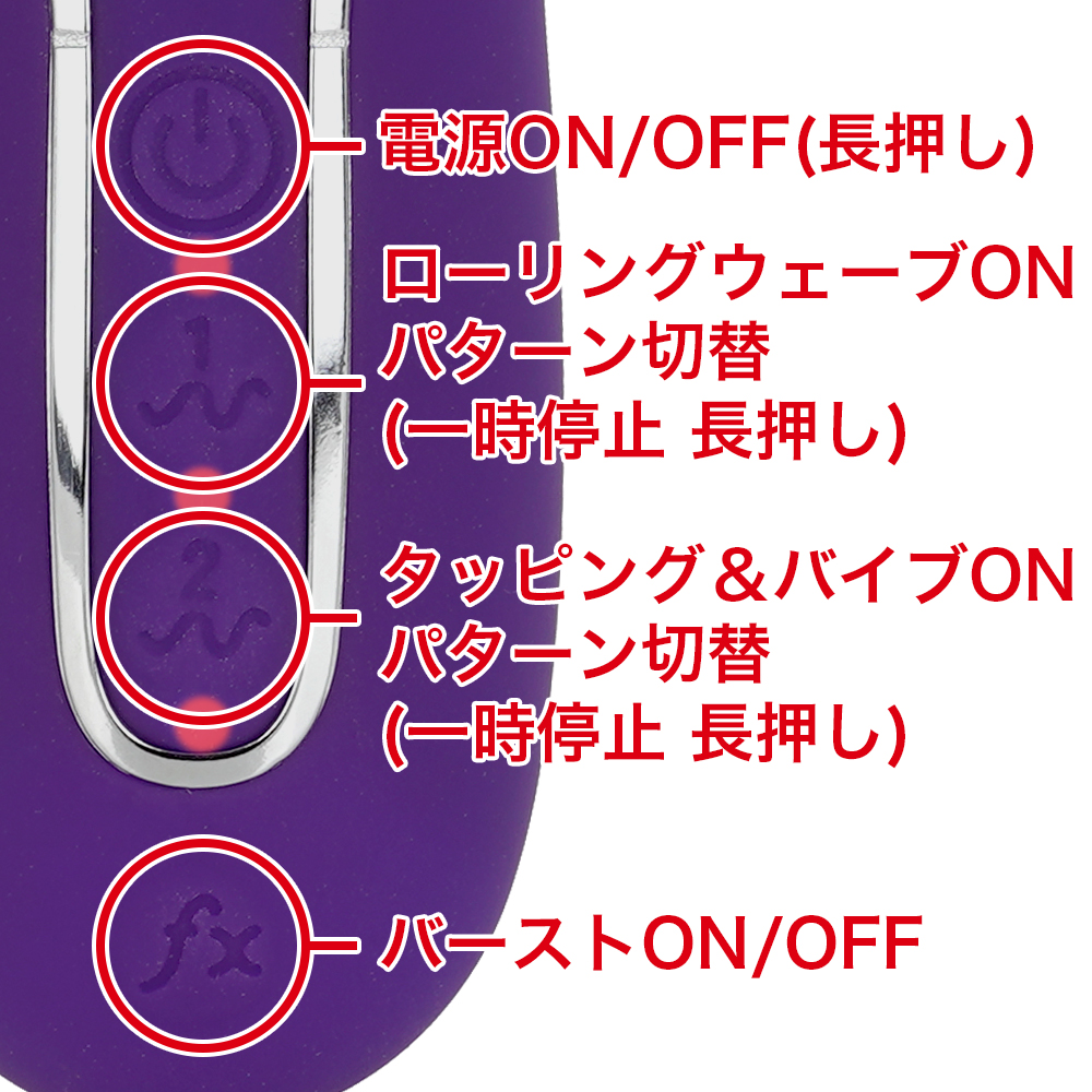 プリティラブプロ ローリングウェーブバイブレーターの商品画像 6