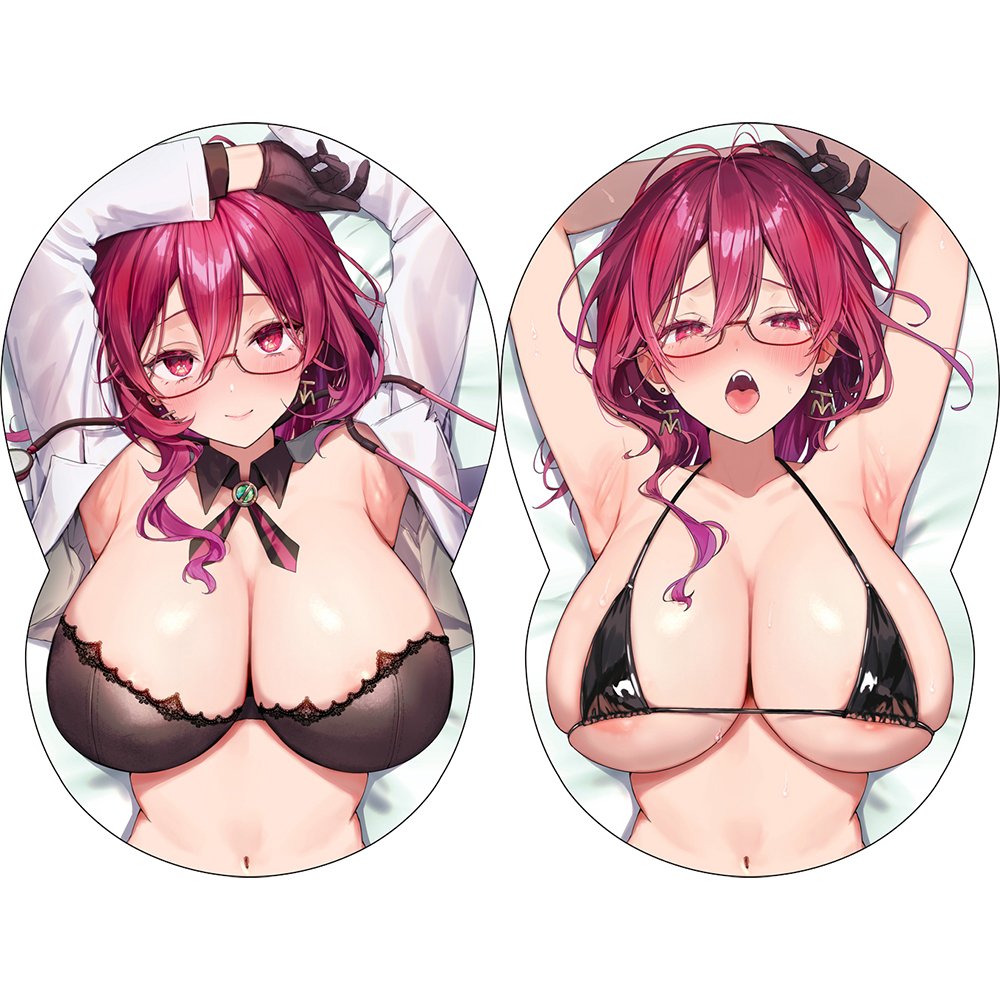 おっぱいボードカバー＃107 赤乱もくり イラスト：トモゼロの画像 2