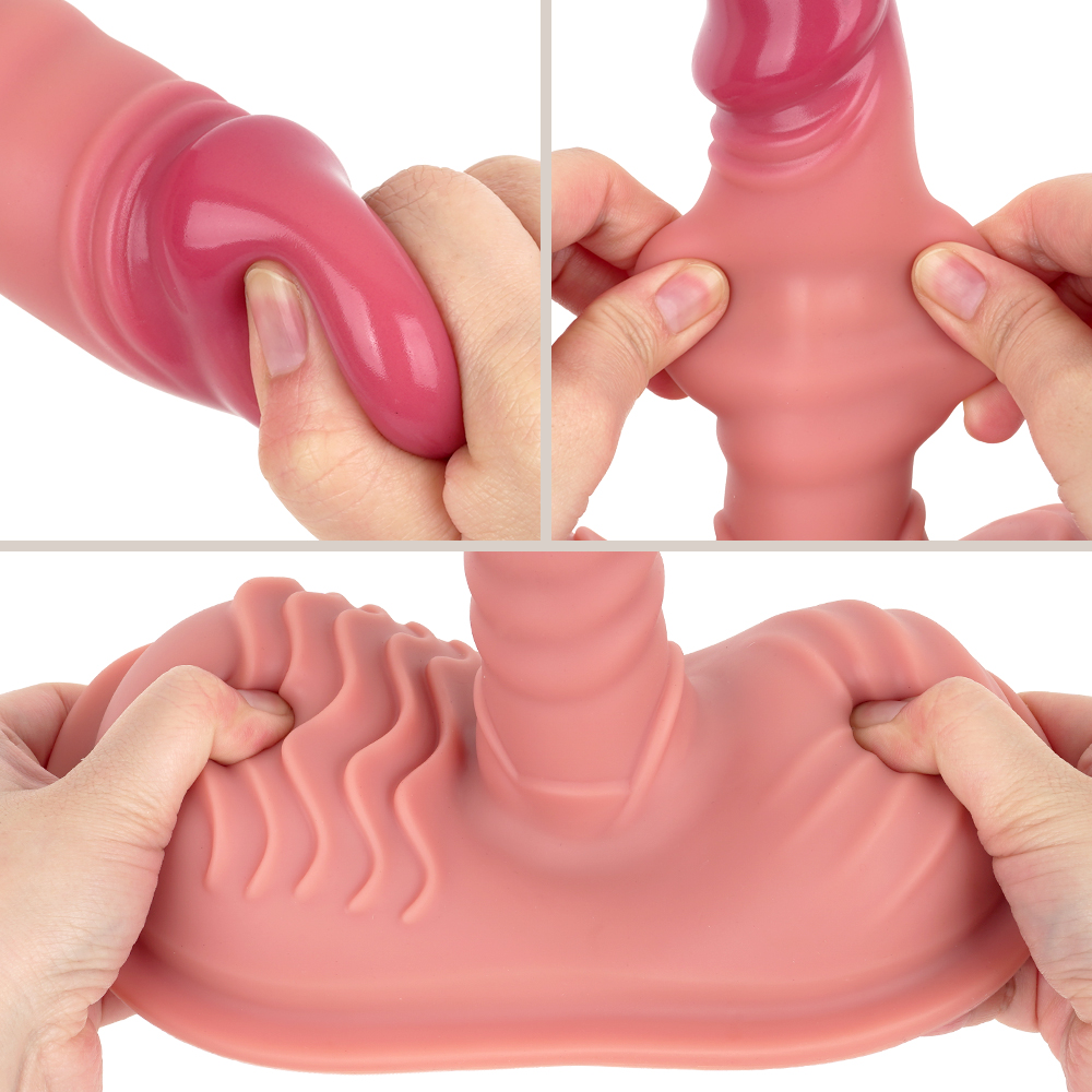 【極筋 Amazing Dick】クッション１体型ディルドバイブの商品画像 7