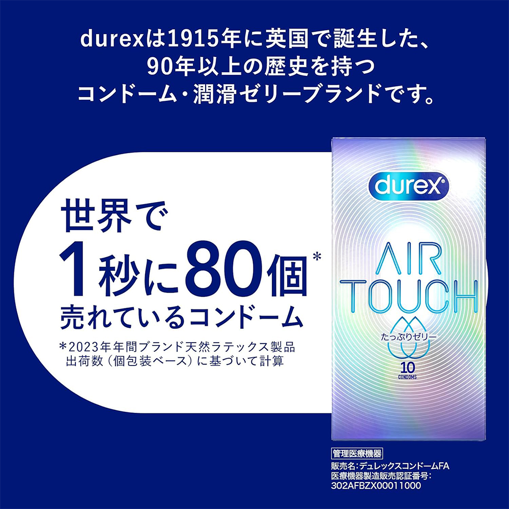 DUREX エアータッチ たっぷりゼリー ６個入の商品画像 7